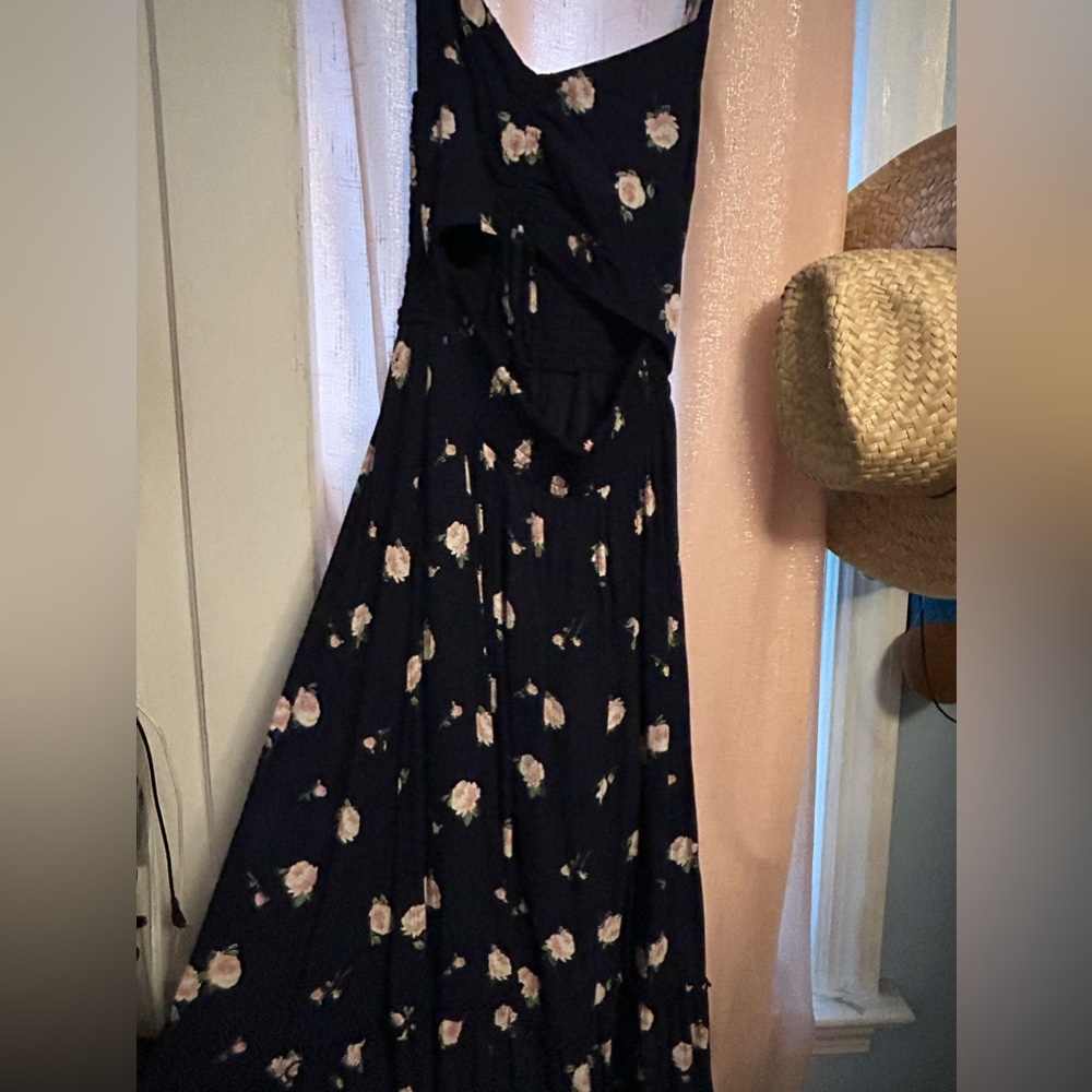 Long flower dress